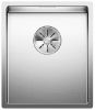 Evier en inox Blanco Claron 521570 couleur inox 340x400 avec 1 cuve vidage manuel