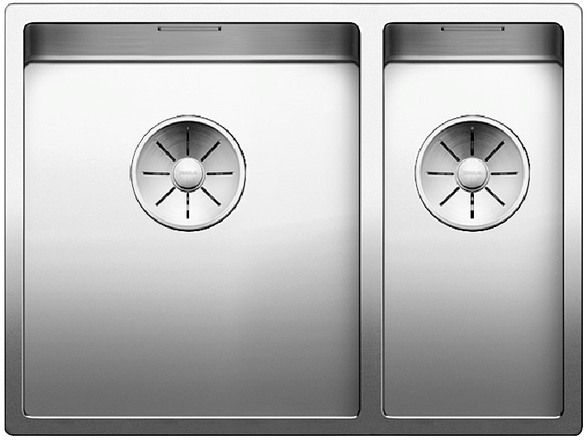  Evier en inox Blanco Claron 521607 couleur inox 340x180 avec 1 cuve vidage manuel 521607