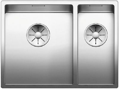  Evier en inox Blanco Claron 521609 couleur inox 340x180 avec 1 cuve vidage manuel