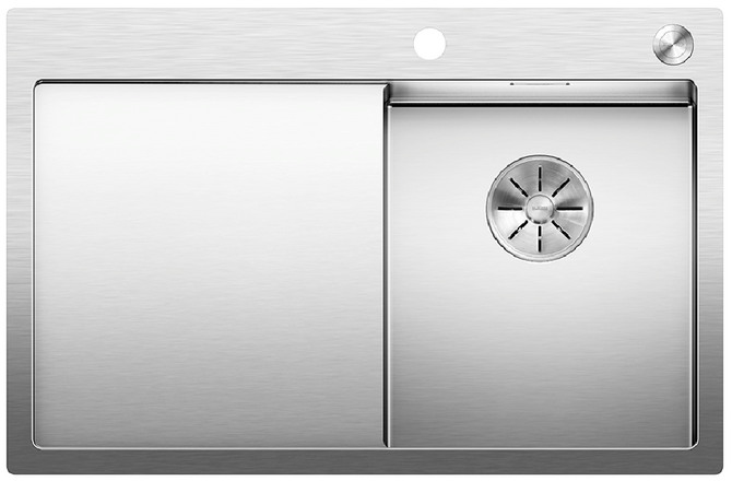  Evier en inox Blanco Claron 521623 couleur inox 780x510 avec 1 cuve vidage manuel 521623