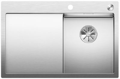  Evier en inox Blanco Claron 521623 couleur inox 780x510 avec 1 cuve vidage manuel