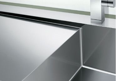 Vue 3 Evier en inox Blanco Claron 521623 couleur inox 780x510 avec 1 cuve vidage manuel