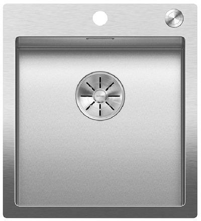  Evier en inox Blanco Claron 523392 couleur inox 460x510 avec 1 cuve vidage manuel 523392