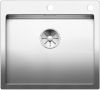 Evier en inox Blanco Claron 521633 couleur inox 560x510 avec 1 cuve vidage manuel