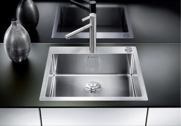 Vue 1 Evier en inox Blanco Claron 521639 couleur inox 610x510 avec 1 cuve vidage manuel