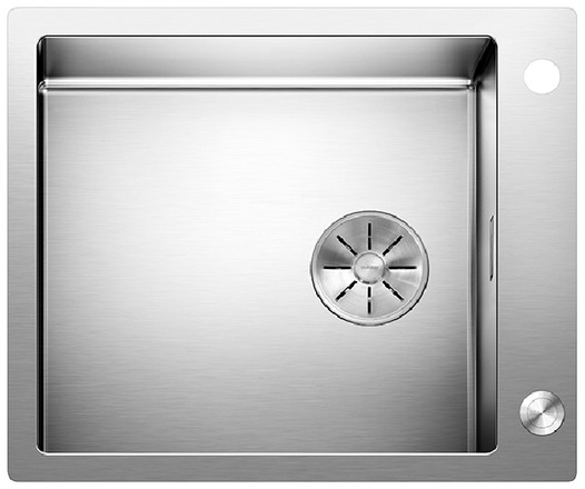  Evier en inox Blanco Claron 521641 couleur inox 560x480 avec 1 cuve vidage manuel 521641