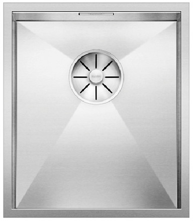  Evier en inox Blanco Zerox 521582 couleur inox 340x400 avec 1 cuve 521582