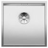 Evier en inox Blanco Zerox 523097 couleur inox 440x440 avec 1 cuve