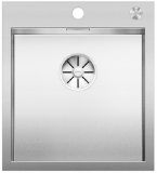  Evier en inox Blanco Zerox 523100 couleur inox 460x510 avec 1 cuve vidage manuel