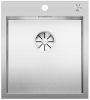 Evier en inox Blanco Zerox 523100 couleur inox 460x510 avec 1 cuve vidage manuel