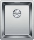  Evier en inox Blanco Andano 522954 couleur inox 340x400 avec 1 cuve vidage manuel