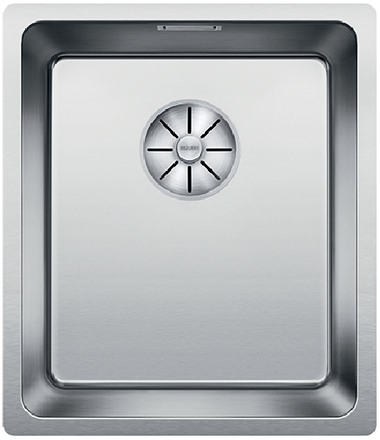  Evier en inox Blanco Andano 522955 couleur inox 340x400 avec 1 cuve 522955