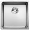  Evier en inox Blanco Andano 522960 couleur inox 400x400 avec 1 cuve vidage manuel