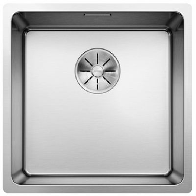  Evier en inox Blanco Andano 522960 couleur inox 400x400 avec 1 cuve vidage manuel