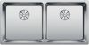 Evier en inox Blanco Andano 522986 couleur inox 825x400 avec 2 cuves vidage manuel