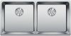 Evier en inox Blanco Andano 522988 couleur inox 825x400 avec 2 cuves vidage manuel