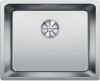 Evier en inox Blanco Andano 522966 couleur inox 500x400 avec 1 cuve vidage manuel