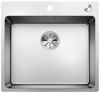  Evier en inox Blanco Andano 525245 couleur inox 540x440 avec 1 cuve vidage manuel