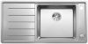 Evier en inox Blanco Andano 522999 couleur inox 1000x500 avec 1 cuve vidage manuel