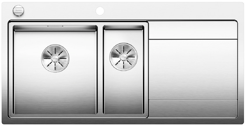  Evier en inox Blanco Divon 521661 couleur inox 1000x510 avec 1 cuve vidage manuel 521661