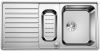 Evier en inox Blanco Classic 523665 couleur inox 1000x510 avec 1 cuve vidage manuel