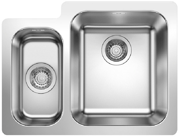  Evier en inox Blanco Supra 523366 couleur inox 620x490 avec 1 cuve 523366