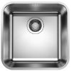 Evier en inox Blanco Supra 518201 couleur inox 400x400 avec 1 cuve