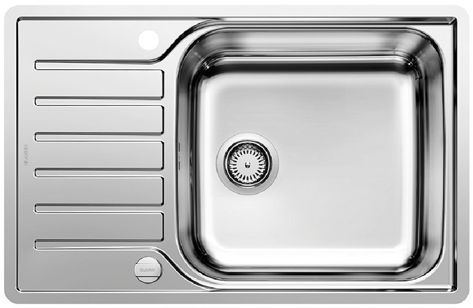  Evier en inox Blanco Lantos 523140 couleur inox 780x500 avec 1 cuve vidage manuel 523140