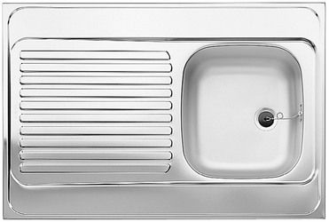 Vue 1 Evier en inox Blanco Blanco 510501 couleur inox 900x600 avec 1 cuve