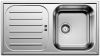 Evier en inox Blanco Flex 521007 couleur inox 860x480 avec 1 cuve