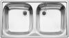 Evier en inox Blanco Top 501073 couleur inox 780x435 avec 2 cuves
