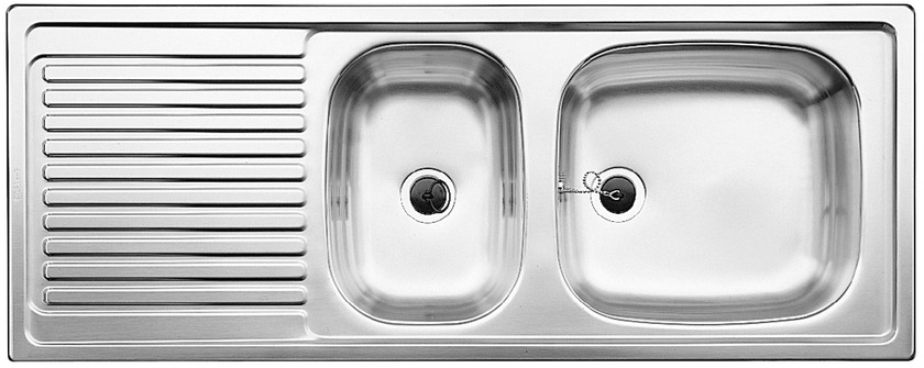  Evier en inox Blanco Top 500847 couleur inox 1100x435 avec 1 cuve 500847