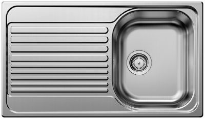  Evier en inox Blanco Tipo 519532 couleur inox 860x500 avec 1 cuve