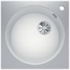 Evier en silgranit® puradur® Blanco Artago 521767 couleur blanc 510x510 avec 1 cuve vidage automatique