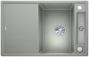  Evier en silgranit® puradur® Blanco Axia 523186 couleur gris perle 780x510 avec 1 cuve vidage manuel