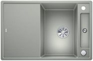  Evier en silgranit® puradur® Blanco Axia 523176 couleur gris perle 780x510 avec 1 cuve vidage manuel
