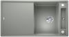  Evier en silgranit® puradur® Blanco Axia 523218 couleur gris perle 915x510 avec 1 cuve vidage manuel