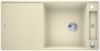  Evier en silgranit® puradur® Blanco Axia 523524 couleur jasmin 990x500 avec 1 cuve vidage manuel
