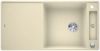 Evier en silgranit® puradur® Blanco Axia 523524 couleur jasmin 990x500 avec 1 cuve vidage manuel