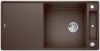 Evier en silgranit® puradur® Blanco Axia 523525 couleur café 990x500 avec 1 cuve vidage manuel