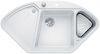 Evier en silgranit® puradur® Blanco Ii 523660 couleur blanc 1057x575 avec 1 cuve vidage manuel