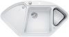 Evier en silgranit® puradur® Blanco Ii-f 523673 couleur blanc 1042x560 avec 1 cuve vidage manuel