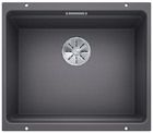  Evier en silgranit® puradur® Blanco Etagon 522228 couleur gris rocher 530x460 avec 1 cuve vidage automatique
