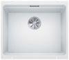 Evier en silgranit® puradur® Blanco Etagon 522231 couleur blanc 530x460 avec 1 cuve vidage automatique