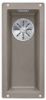 Evier en silgranit® puradur® Blanco Subline 523403 couleur tartufo 190x460 avec 1 cuve vidage automatique