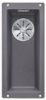 Evier en silgranit® puradur® Blanco Subline 523397 couleur gris rocher 190x460 avec 1 cuve vidage automatique