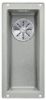 Evier en silgranit® puradur® Blanco Subline 523399 couleur gris perle 190x460 avec 1 cuve vidage automatique