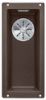 Evier en silgranit® puradur® Blanco Subline 523405 couleur café 190x460 avec 1 cuve vidage automatique