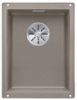 Evier en silgranit® puradur® Blanco Subline 523414 couleur tartufo 350x460 avec 1 cuve vidage automatique