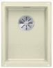 Evier en silgranit® puradur® Blanco Subline 523411 couleur jasmin 350x460 avec 1 cuve vidage automatique